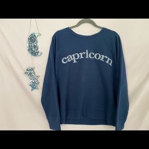 CAPRICORN ♌️ handmade crewneck sweatshirt